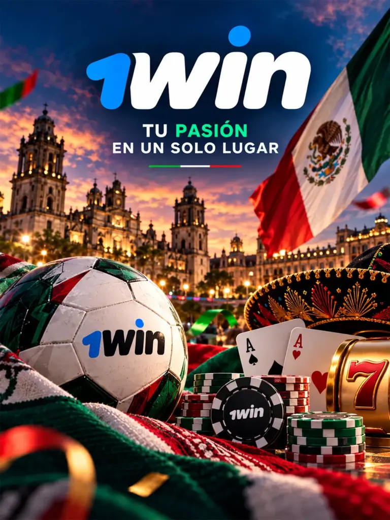 Ilustración de deportes de 1win para México