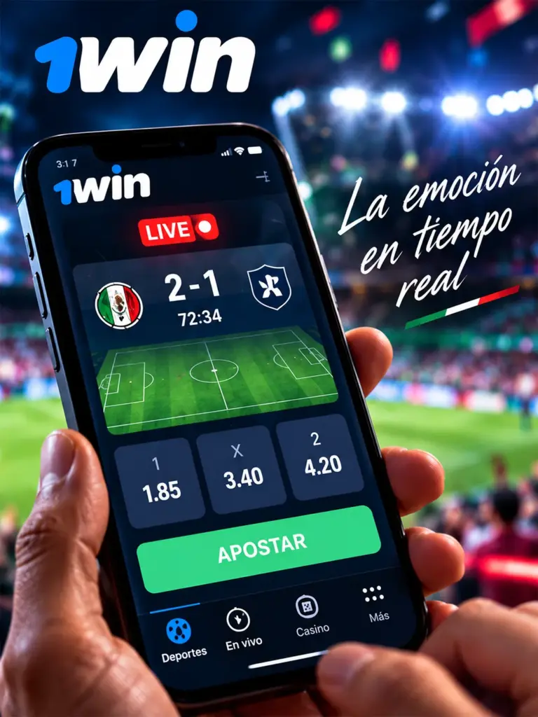 Ilustración de deportes de 1win para México